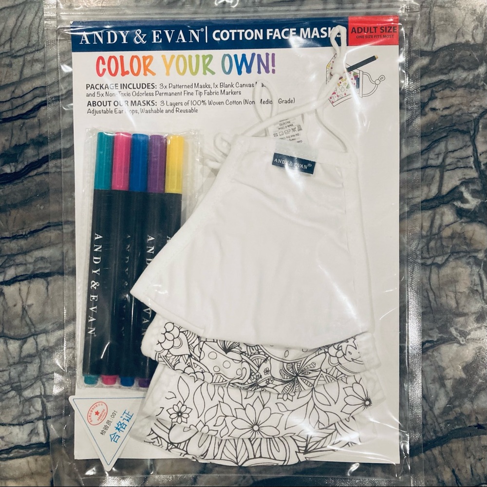 ANDY & EVAN *NWT* Face masks